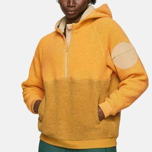 Outdoor Voices MegaFleece Half-Zip Hoodie in Dijon/Sunflower, size S